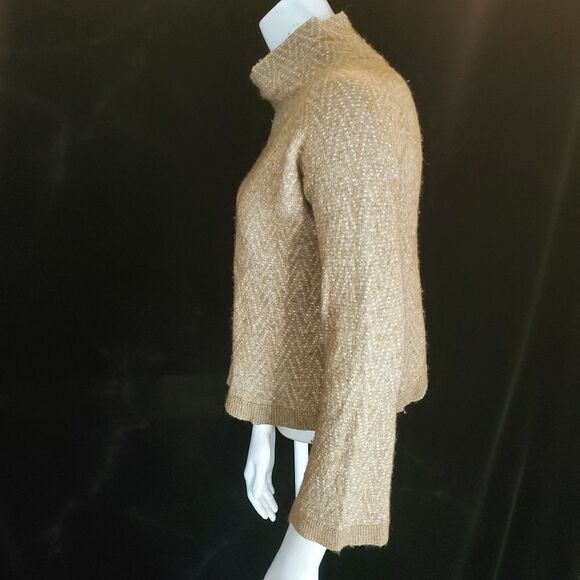 Madewell Tan & Cream Sweater (M) - Picture 3 of 5